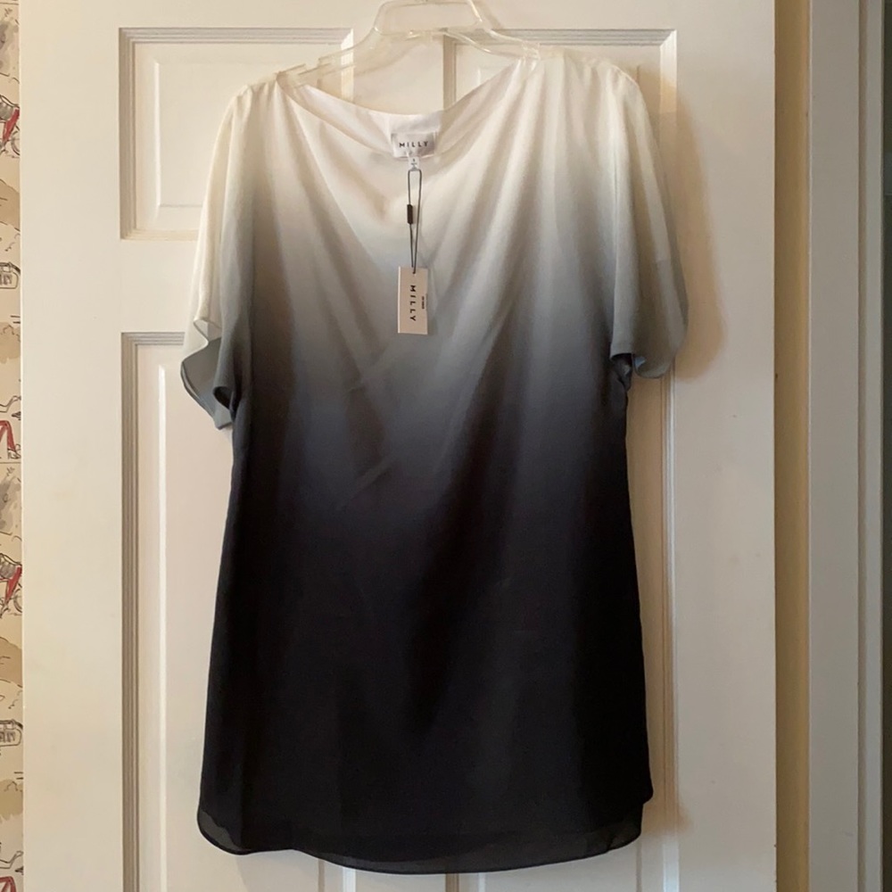 NWT Milly New York silk ombré dress. Size Small/ 4